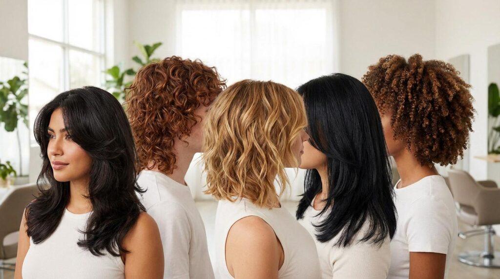 coupe cheveux mi long dégradé