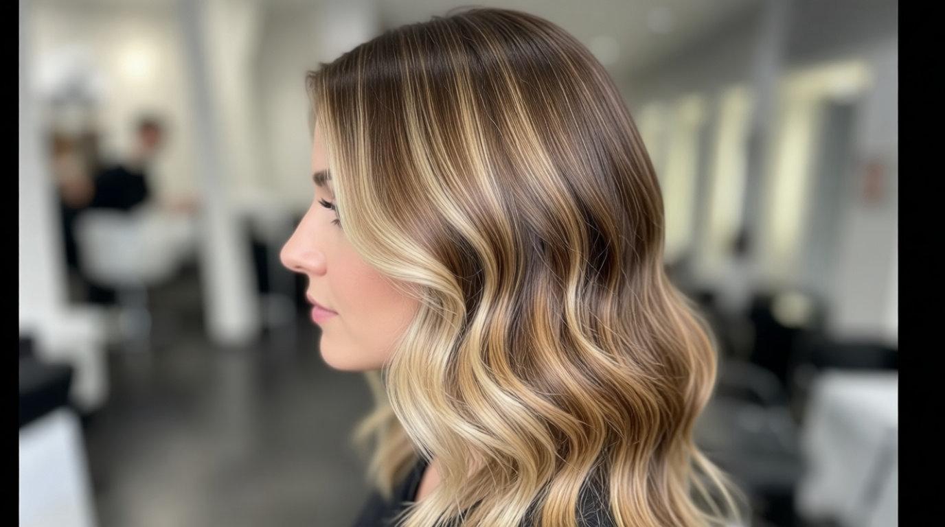 Les différences techniques entre mèches et balayage
