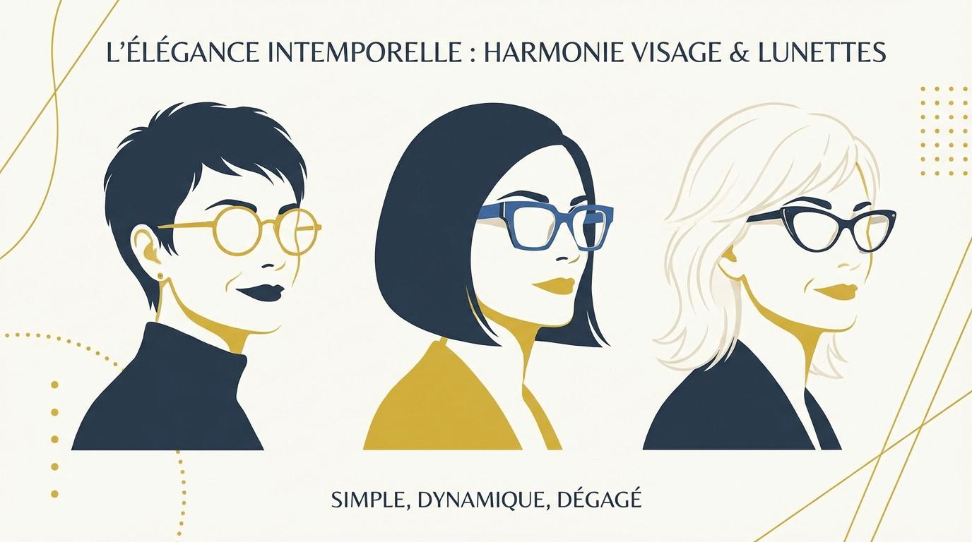 Femme de 70 ans élégante avec des lunettes et une coupe de cheveux structurée