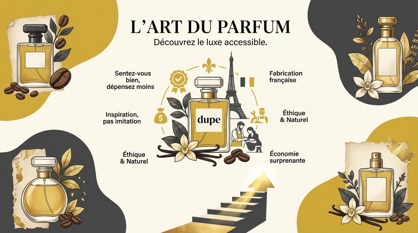 Flacons de parfums Adopt illustrant le savoir-faire français et le luxe accessible