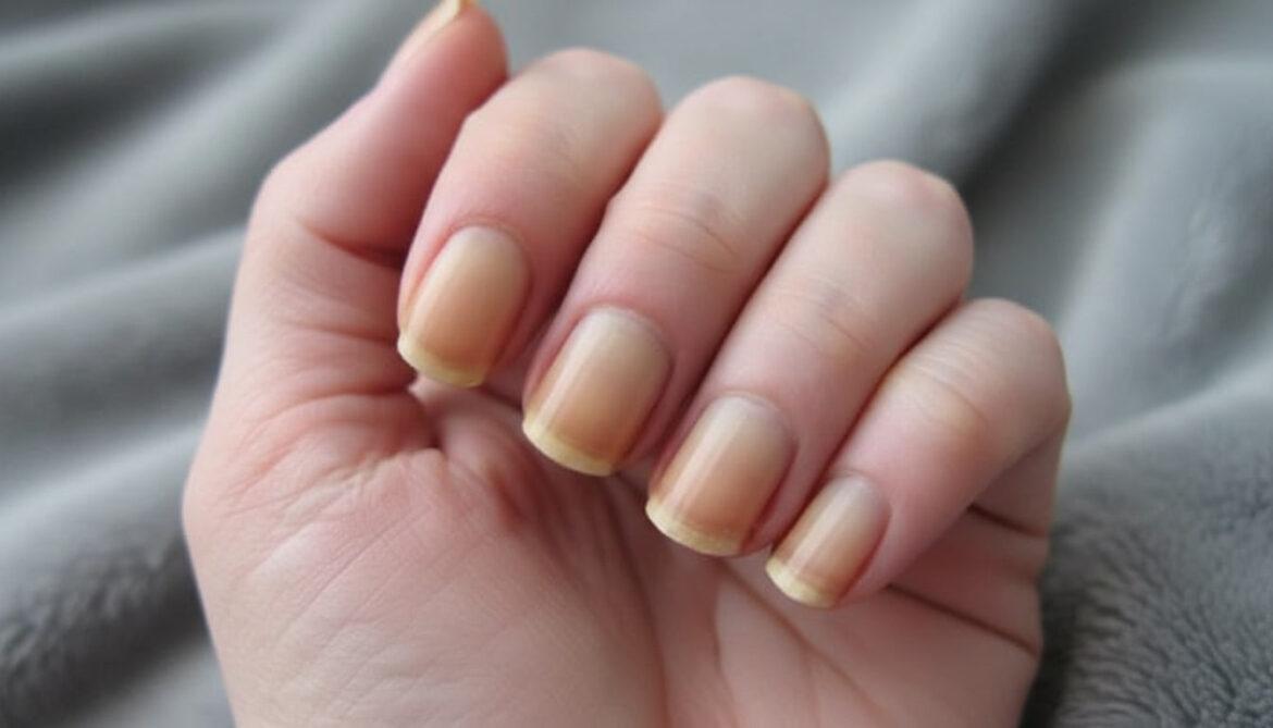 ongle jaunes mains