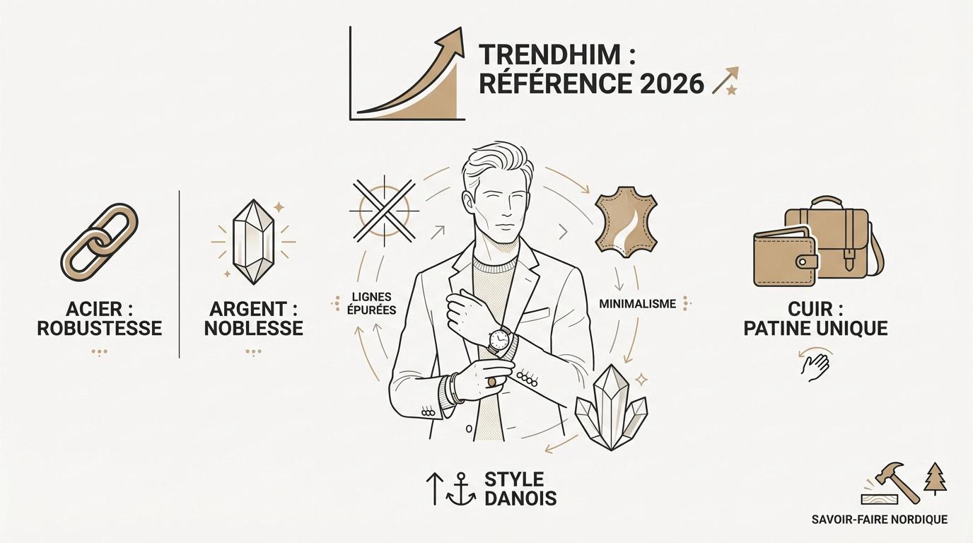 Accessoires masculins Trendhim au design scandinave épuré