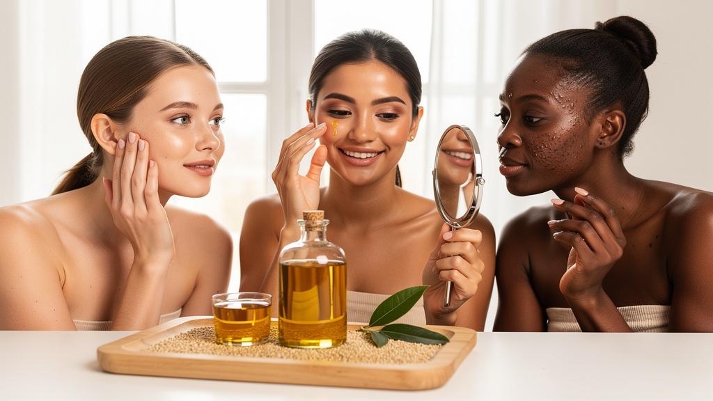 Comment l'huile de sésame agit-elle selon le type de peau ?