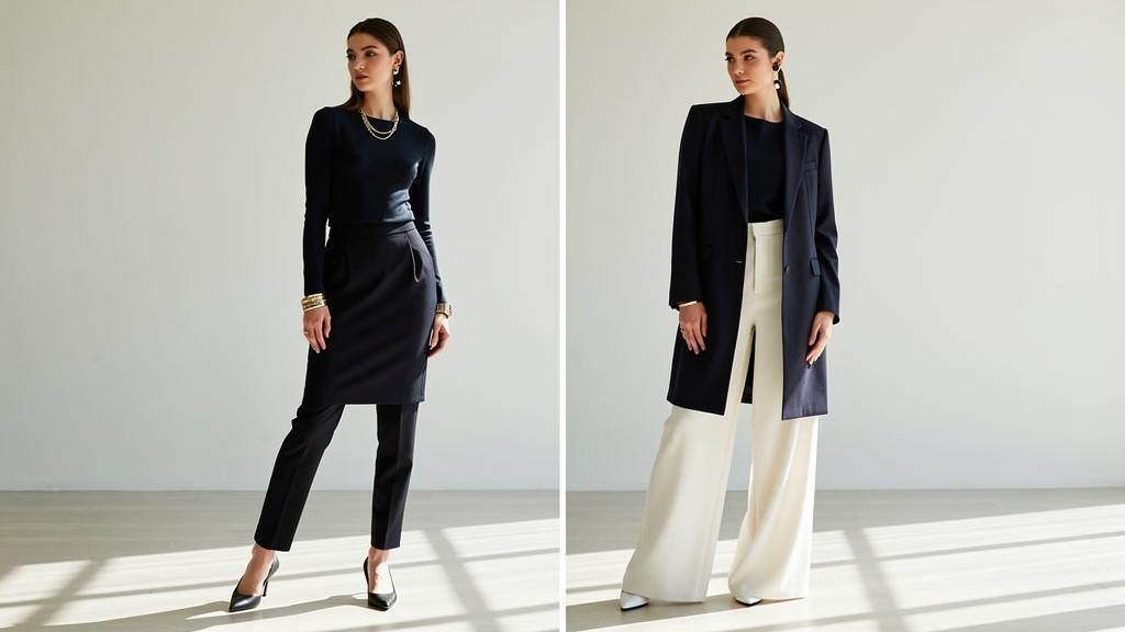 Le monochrome et le foncé sur clair : deux looks à adopter