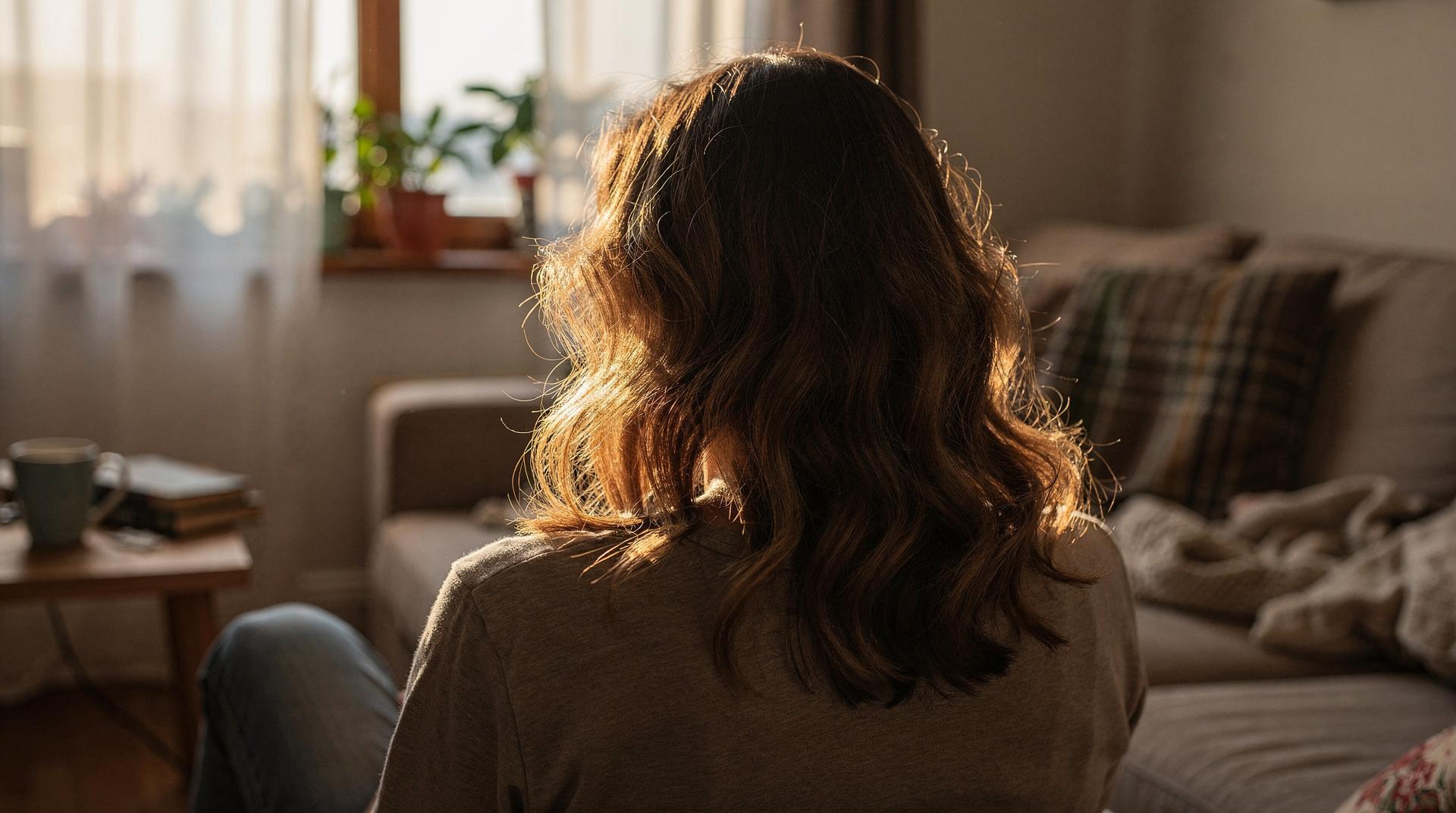 Résultat d'une mini vague sur cheveux mi-longs